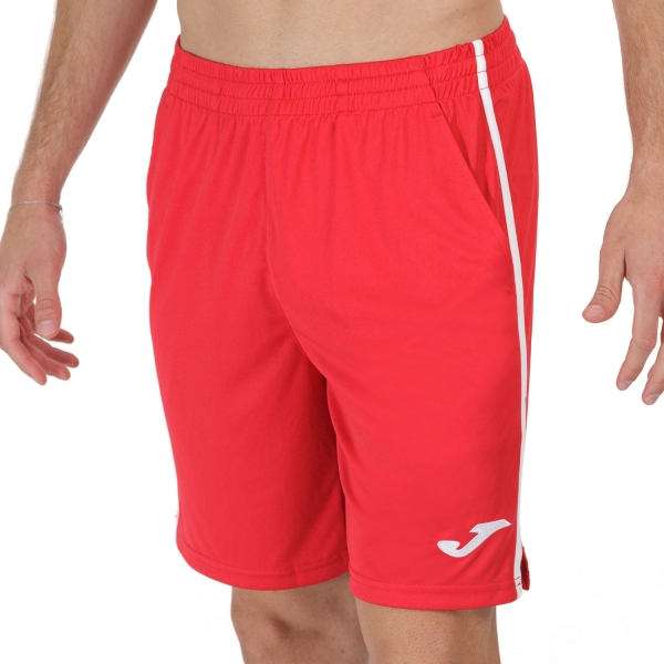 Men's Padel Shorts Joma Open III 7in Shorts  Red/White 102252.602