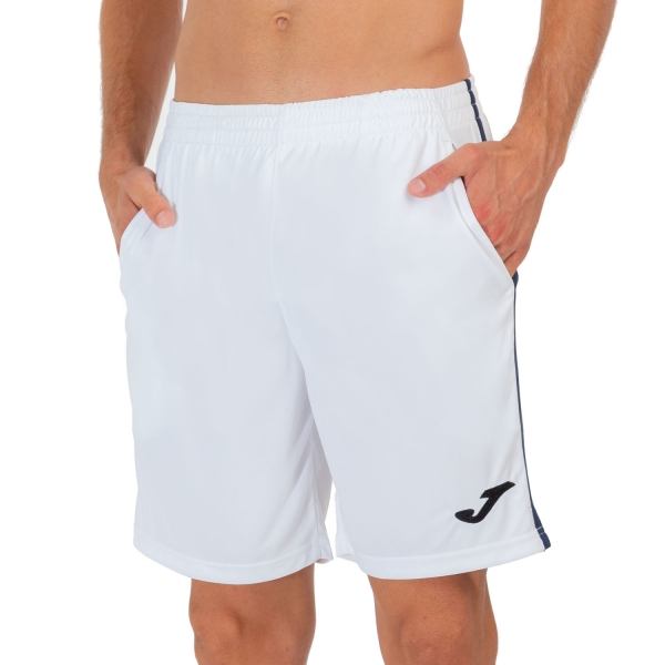Shorts Padel Hombre Joma Open III 7in Shorts  White/Navy 102252.203