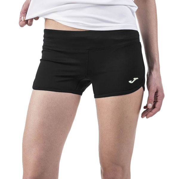 Falda y Shorts Padel Mujer Joma Stella II 3in Shorts  Black 900463.100