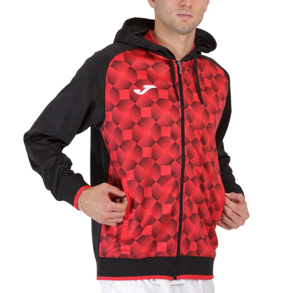 Camiseta y Sudadera Padel Hombre Joma Supernova III Sudadera  Black/Red 102262.106