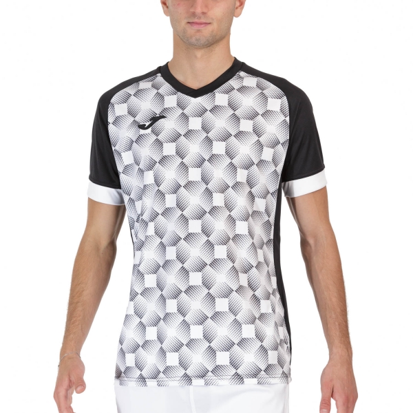 Camiseta Padel Hombre Joma Supernova III Camiseta  Black/White 102263.102