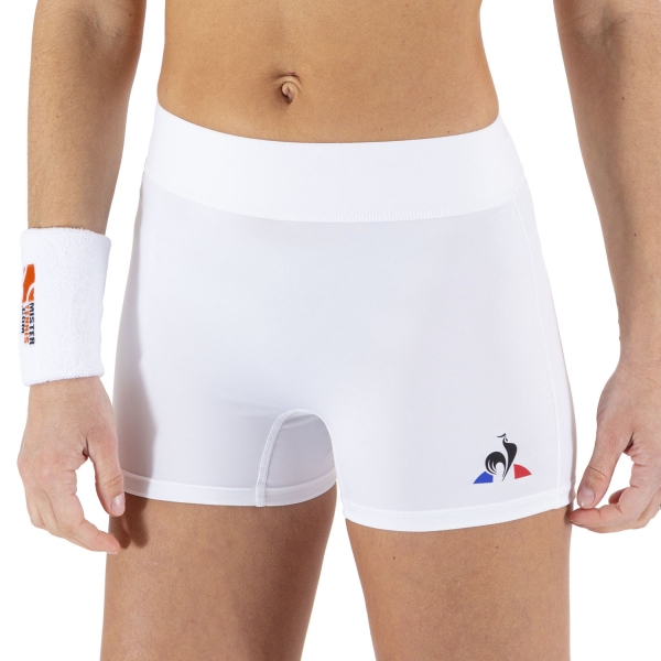 Falda y Shorts Padel Mujer Le Coq Sportif Logo 3.5in Shorts New Optical White 1911132