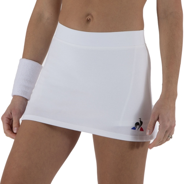 Women's Padel Skirts and Shorts Le Coq Sportif Match Skirt  New Optical White 2020719