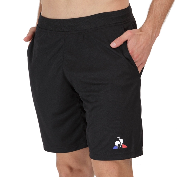 Men's Padel Shorts Le Coq Sportif Match 9in Shorts  Black 2120574