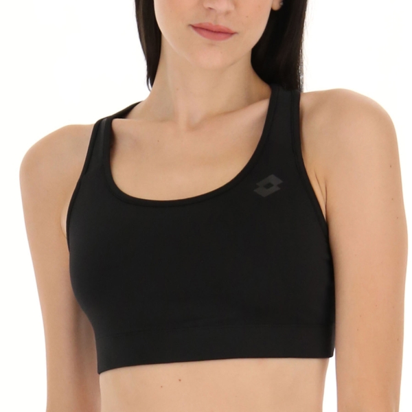 Sujetador Deportivo y Ropa Interior Mujer Lotto Logo Sujetador Deportivo  All Black 2167781CL