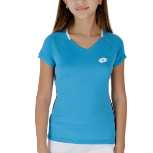 Girl's Padel Tanks and Shirts Lotto Squadra TShirt Girl  Blue Bay 2154437F3