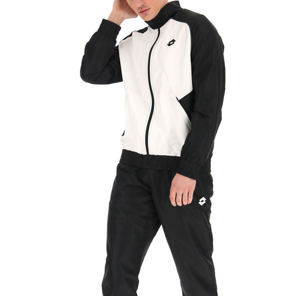 Lotto Square V Tuta da Padel Uomo - Bright White/All Black