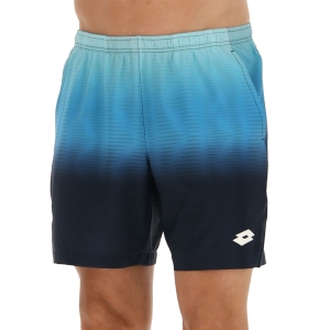 Shorts Padel Hombre Lotto Top IV Graphic 7in Shorts  Blue Atoll/Navy Blue 2173453TE