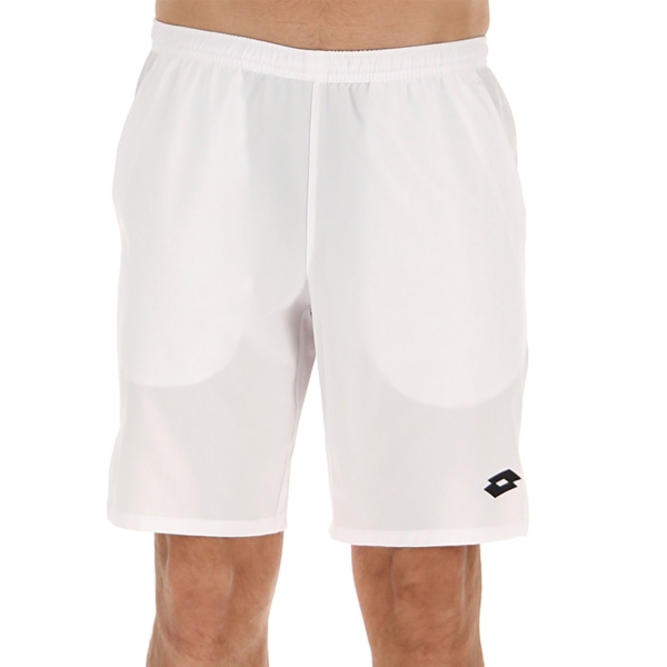Men's Padel Shorts Lotto Top Ten II 9in Shorts  Bright White 2142050F1