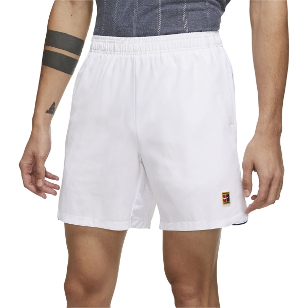 Nike Court Dri-FIT Slam 7in Pantaloncini Padel Uomo White