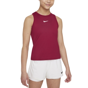 Top y Camisas Padel Niña Nike Court DriFIT Victory Top Nina  Pomegranate/White CV7573690