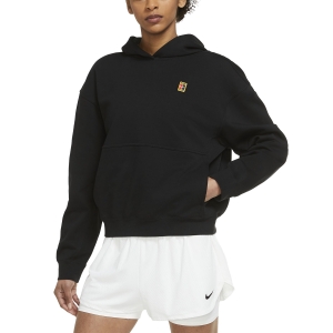 Camisetas y Sudaderas Padel Mujer Nike Court Heritage Sudadera  Black DC3580010