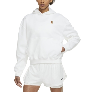 Camisetas y Sudaderas Padel Mujer Nike Court Heritage Sudadera  White DC3580100