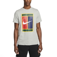 Nike Court Heritage T-Shirt - Dark Grey Heather