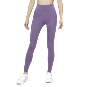 Pants y Tights Padel Mujer Nike One Tights  Amethyst Smoke/White DD0252574