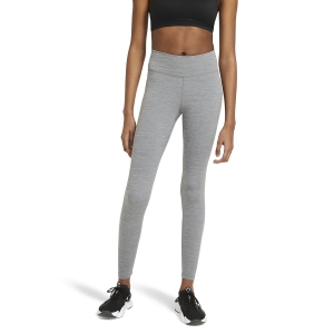 Pants y Tights Padel Mujer Nike One Tights  Iron Grey Heather/White DD0252068