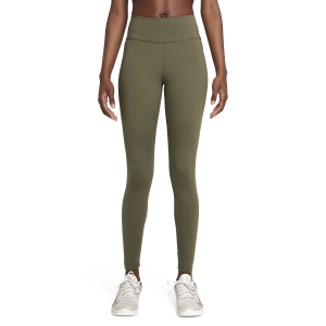 Pants y Tights Padel Mujer Nike One Tights  Medium Olive/Black DD0252222