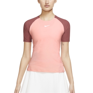 Camiseta y Polo Padel Mujer Nike DriFIT Advantage Camiseta  Bleached Coral/Canyon Rust/White DD8772697