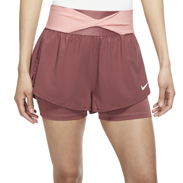 Nike Dri-FIT Advantage 2in Women's Padel Shorts - Canyon Rust
