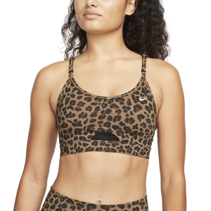 Ropa Interior Mujer Nike DriFIT Indy Sujetador Deportivo  Archaeo Brown/Black/White DD1387256