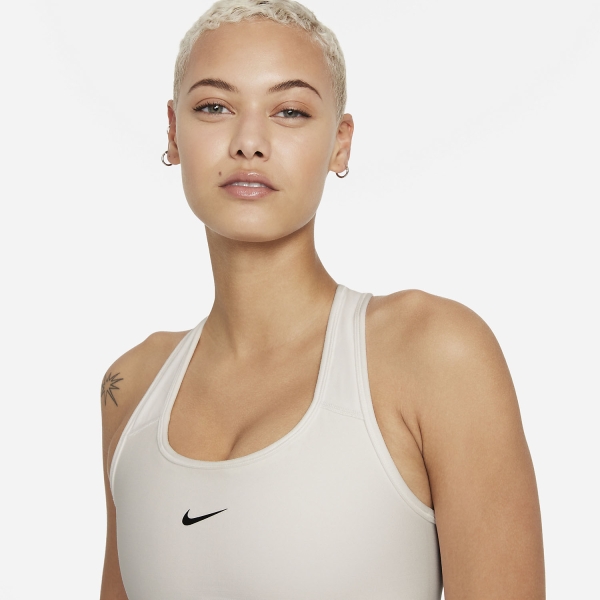 Nike Dri-FIT Swoosh Seamless Women's Sports Bra - Summit White