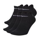 Nike Everyday Lightweight Logo x 6 Calze - Black/White Nike Everyday Lightweight Logo x 6 Calze - Black/White