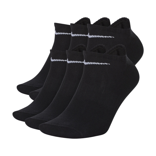 Calze Padel Nike Everyday Lightweight Logo x 6 Calze  Black/White SX7679010