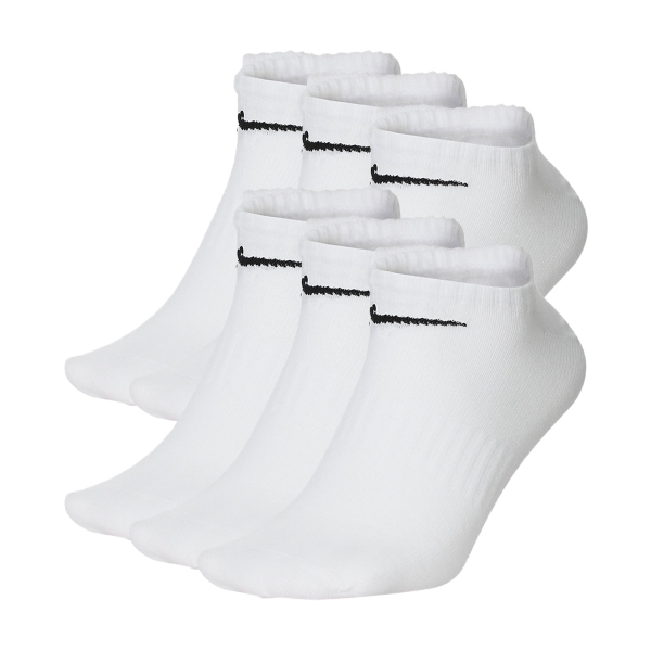 Calze Padel Nike Everyday Lightweight Logo x 6 Calze  White/Black SX7679100