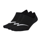 Nike Everyday Plus Lightweight x 3 Socks - Black/White Nike Everyday Plus Lightweight x 3 Socks - Black/White