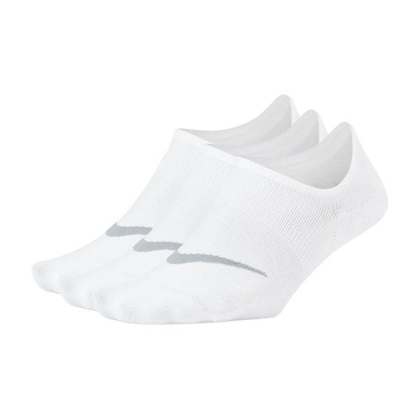 Calcetines Padel Nike Everyday Plus Lightweight x 3 Socks  White/Wolf Grey SX5277101