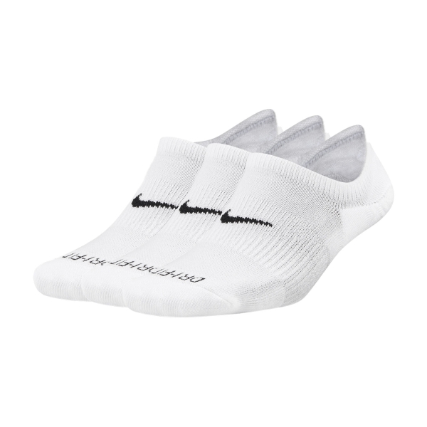 Padel Socks Nike Everyday Plus x 3 Socks  White/Black DH5463903