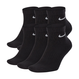 Calcetines Padel Nike Everyday Cushion x 6 Calcetines  Black/White SX7669010