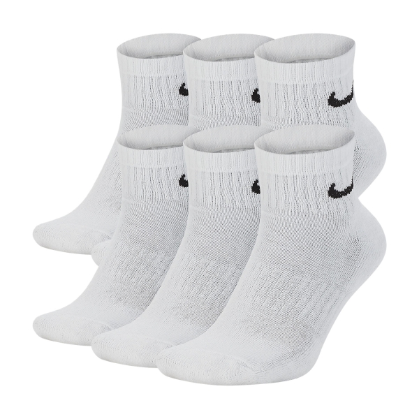 Calze Padel Nike Everyday Cushion x 6 Calze  White/Black SX7669100