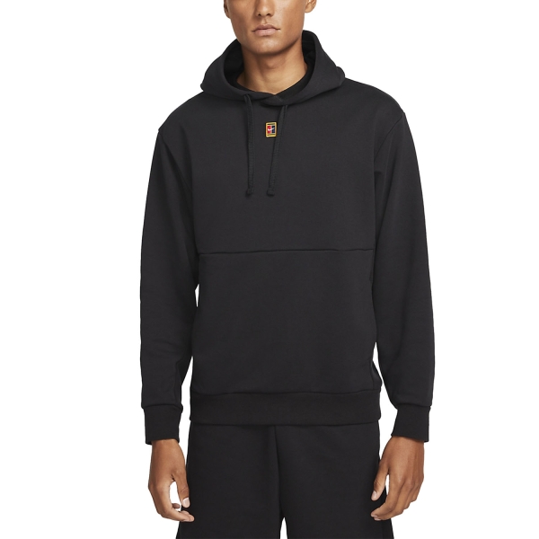 Men's Padel Shirt and Hoody Nike Heritage Court Hoodie  Black DA5711010