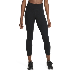 Pants y Tights Padel Mujer Nike One Mid Rise 7/8 Tights  Black/White DD0249010