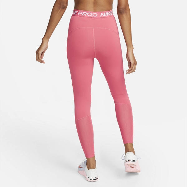 Nike Pro 365 7/8 Women's Padel Tights - Archaeo Pink/White