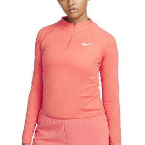 Camisetas y Sudaderas Padel Mujer Nike Victory DriFIT Camisa  Magic Ember/White CV4697814