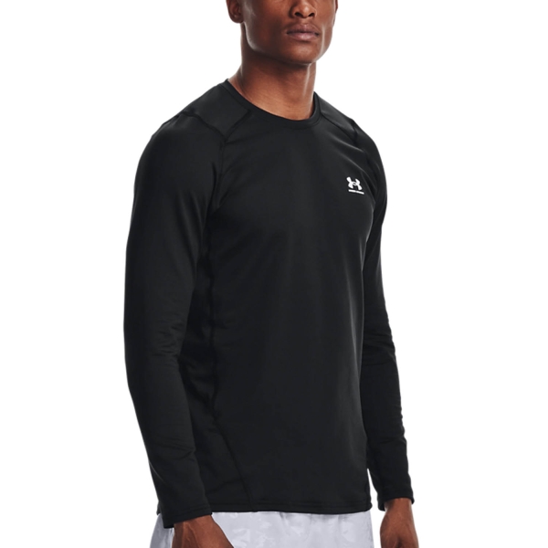 Camiseta y Sudadera Padel Hombre Under Armour Coldgear Crew Camisa  Black 13660680001