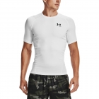 Under Armour HeatGear Compression Camiseta - White/Black Under Armour HeatGear Compression Camiseta - White/Black