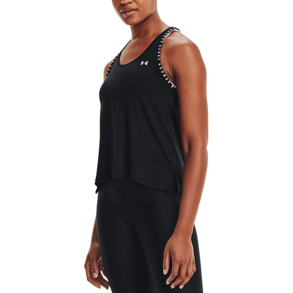 Top Padel Mujer Under Armour Knockout Top  Black/White 13515960001