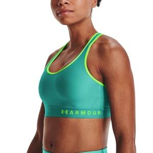 Ropa Interior Mujer Under Armour Mid Sujetador Deportivo  Neptune/Quirky Lime 13071960369