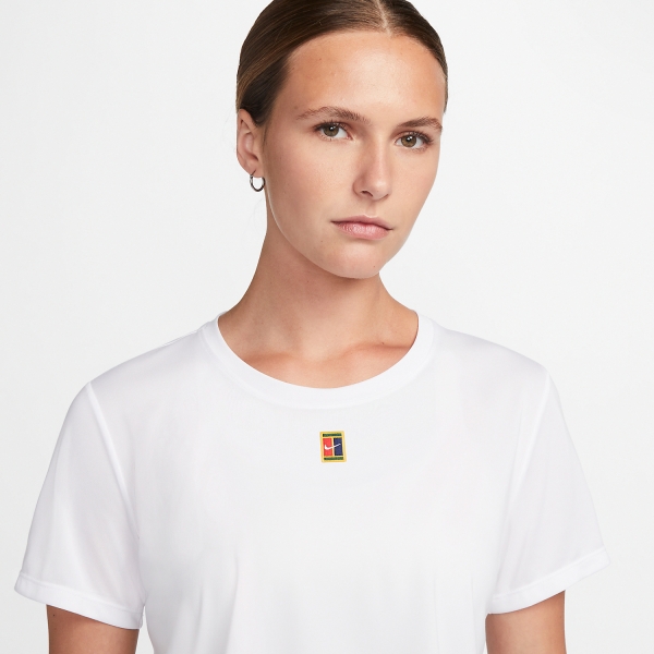 Nike Court Dri-FIT Heritage T-Shirt - White