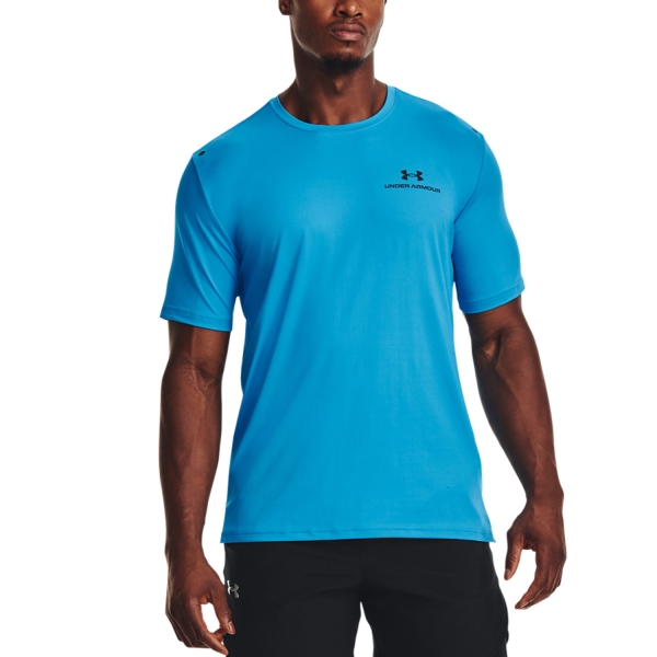 Men's T-Shirt Padel Under Armour Rush Energy TShirt  Capri/White 13661380419