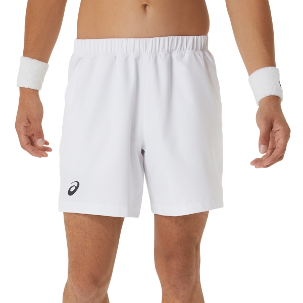 Men's Padel Shorts Asics Court 7in Shorts  Brilliant White 2041A260100