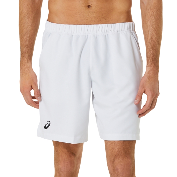 Men's Padel Shorts Asics Court 9in Shorts  Brilliant White 2041A261100