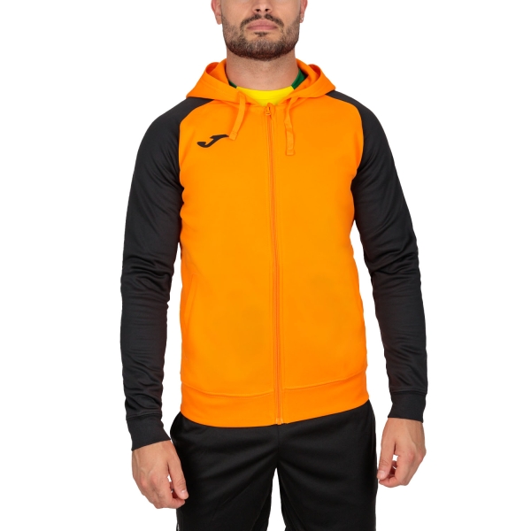 Men's Padel Shirt and Hoody Joma Academy IV Hoodie  Orange/Black 101967.881