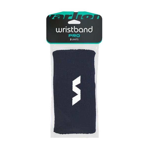 Padel Wristbands Varlion Pro Logo Long Wristbands  Navy/White ACCTEA220103600