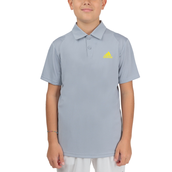 Polo y Camiseta Padel Niño adidas Club Polo Nino  Halo Silver HN6292