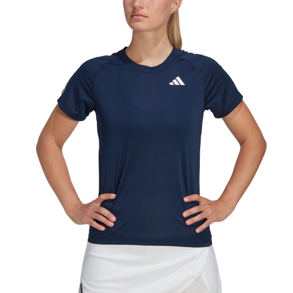 Women's Padel T-Shirt and Polo adidas Club TShirt  Collegiate Navy HS1447