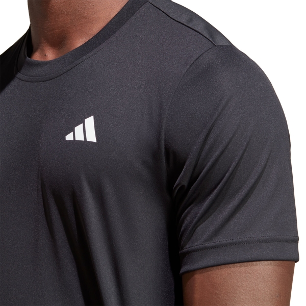 adidas Club 3 Stripes T-Shirt - Black